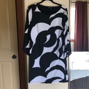INC geometric print dress